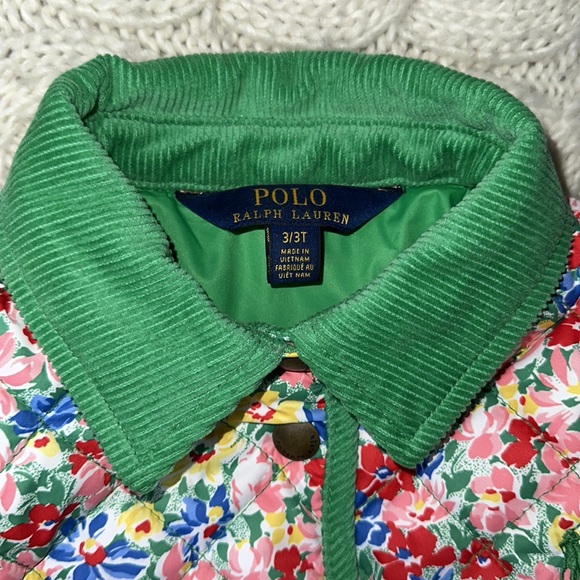 Ralph Lauren floral quilted barn jacket 3 - Picture 3 of 5